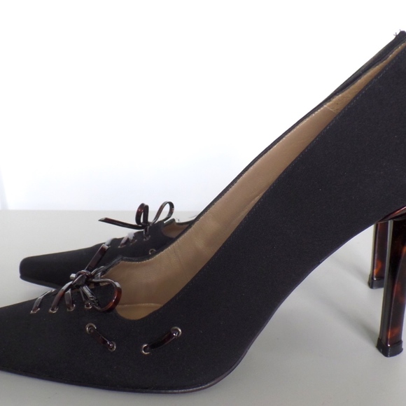 Stuart Weitzman Black Business Casual Heel - Picture 3 of 6